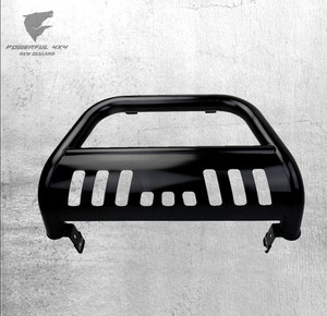 POWERFUL Nudge Bar w/t Skid Plate for Isuzu D-Max 2020-Current (Black) Bartle 4wd Solution