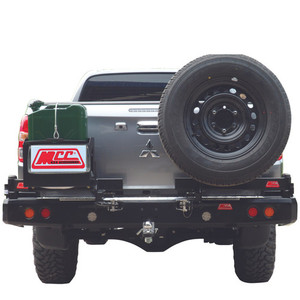 Products: Wheel Carrier 022-02 Rear Bar with 1 Wheel Carrier and 1 Jerry Can Holder Bartle 4wd Solution