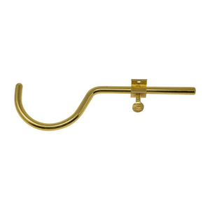 Rest Hook Side Mounted (each) – Brass
