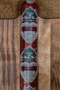 Products: Smoked Venison Biersticks – Garlic