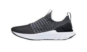 Mens: Nike React Phantom Run Flyknit 2 Black White Blend