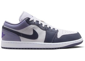 Mens: Jordan 1 Low White Indigo Haze