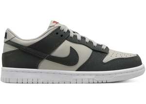 Womens: Nike Dunk Low Light Iron Ore White Gym Red Anthracite (GS)