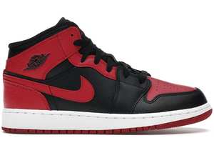 Womens: Jordan 1 Mid Banned (2020) (GS)