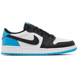 Womens: Jordan 1 Retro Low OG Black Dark Powder Blue (GS)