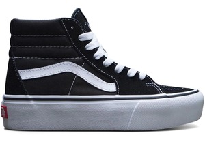 Vans Sk8-Hi Platform 2 Black True White (Womens)