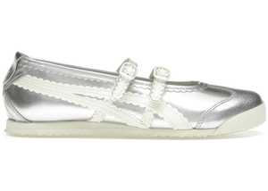 Size 4: Onitsuka Tiger Mexico 66 TGRS Silver Cream (Women's)