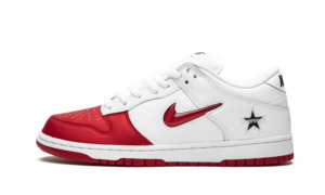 Dunk Lows: Nike SB Dunk Low Supreme Jewel Swoosh Red