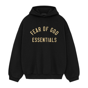 Fear of God Essentials Fleece Hoodie Black