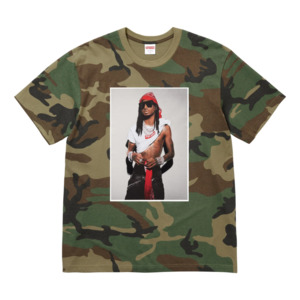 Supreme Playboi Carti Tee Woodland Camo