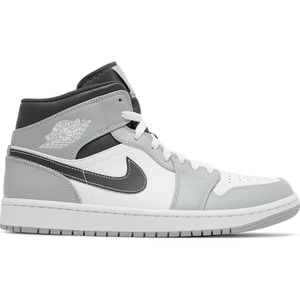 Mens Mids: Jordan 1 Mid Light Smoke Grey Anthracite