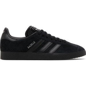 Adidas: adidas Gazelle All Black Silver Metallic