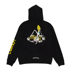 Hoodies: Chrome Hearts Matty Boy Sex Records Concept Hoodie Black