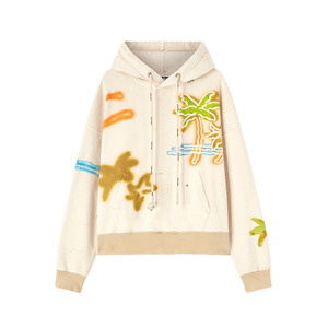 Palm Angels Palm Neon Hoodie Off-White/Multi