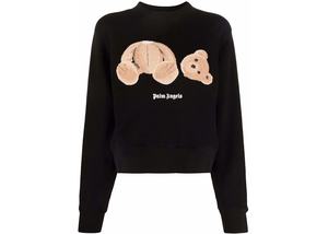 Palm Angels Women's Bear Sweashirt Black