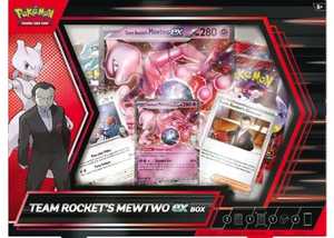 Collectables: Pokemon Destined Rivals Team Rocket's Mewtwo EX Box 2025 Pokémon Scarlet & Violet