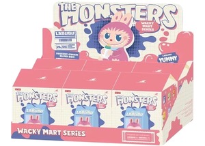 Labubu: Pop Mart Labubu The Monsters Wacky Mart Series Squishy Charm Sealed Case (6 Blind Box)