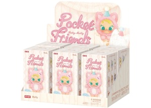 Labubu: Pop Mart Baby Molly Pocket Friends Series Vinyl Plush Pendant Sealed Case (6 Blind Box)