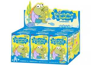 Labubu: Pop Mart x Bikini Bottom Buddies Plush Sealed Case (6 Blind Box)