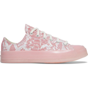 Converse: Converse Chuck Taylor All Star 70 Ox Golf Wang Python Pink