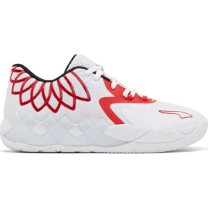 Puma: Puma LaMelo Ball MB.01 Lo Team Colors White High Risk Red