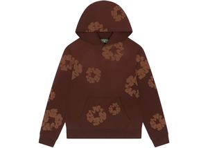 Denim Tears Mono Cotton Wreath Hoodie Brown
