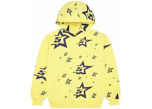 Sp5der: Sp5der 5Star Hoodie Yellow