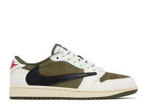 5w: Travis Scott x Air Jordan 1 Low OG SP Medium Olive