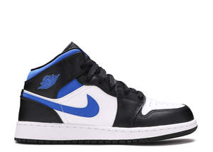 7y: Air Jordan 1 Mid GS Racer Blue