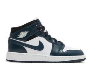 7y: Air Jordan 1 Mid GS Armory Navy