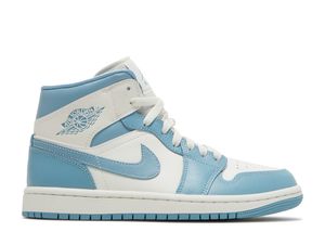 Size 4: Wmns Air Jordan 1 Mid University Blue