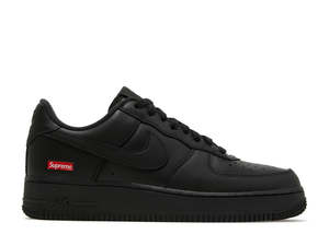 Us6: Supreme x Air Force 1 Low Box Logo - Black