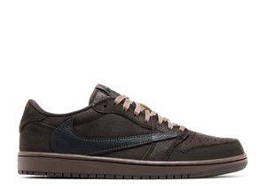 Us13: Travis Scott x Air Jordan 1 Retro Low OG SP Velvet Brown