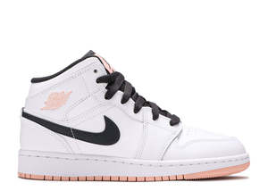 Jordan 1 Mid: Air Jordan 1 Mid GS White Arctic Orange