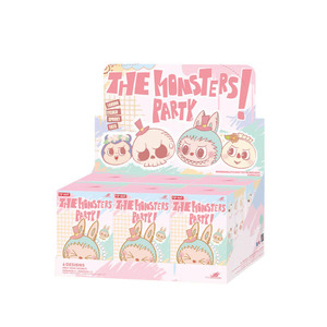 In Stock Items: Pop Mart Labubu The Monsters Party Series Reversible Plush Doll Sealed Case (6 Blind Box)