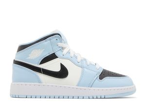 6w: Air Jordan 1 Mid GS Ice Blue