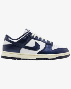 9w: Nike Dunk Low Premium Vintage Navy Wmns