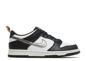 7y: Dunk Low GS Off Noir Metallic Pewter