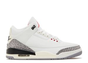 Us7: Air Jordan 3 Retro White Cement Reimagined