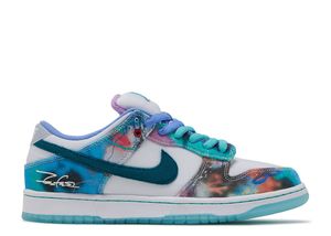 Us13: Futura Laboratories x Dunk Low SB Bleached Aqua