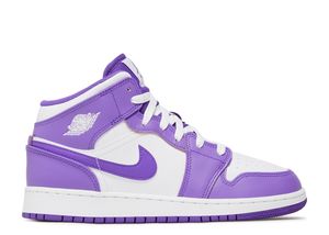 Jordan 1 Mid: Air Jordan 1 Mid GS Purple Venom