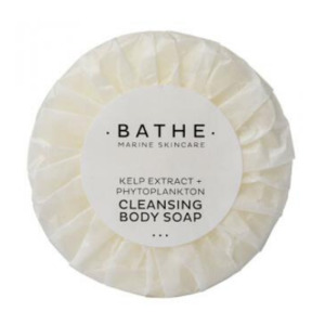 Bathe Marine Skincare 20g Cleansing Body Soap- Pleatwrapped - Basepoint Trade Supplies Depot