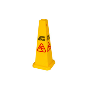 Products: Caution Wet Floor Cone - Basepoint Trade Supplies Depot