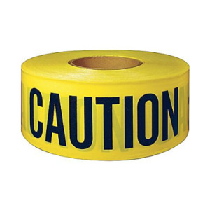 Caution Tape Non Adhesive 75mm x 300M - Basepoint Trade Supplies Depot