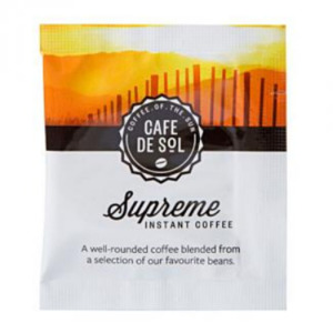 Products: Cafe de Sol Supreme Soluble Coffee Sachets - Basepoint Trade Supplies Depot