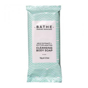 Products: Bathe Marine Skincare 15g Cleansing Body Soap- Wrapped - Basepoint Trade Supplies Depot