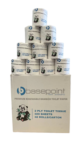 Products: Premium Bamboo Toilet Paper – 400 sheet - Basepoint Trade Supplies Depot