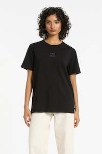 FWTEE: STATUS ANXIETY Feels Right Logo Soft Black