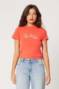 FWTEE: ROLLAS Classic Tee Summer Rose Cherry