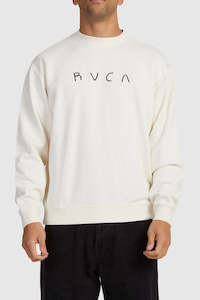 Crews Mens: RVCA Home Made Crew Salt